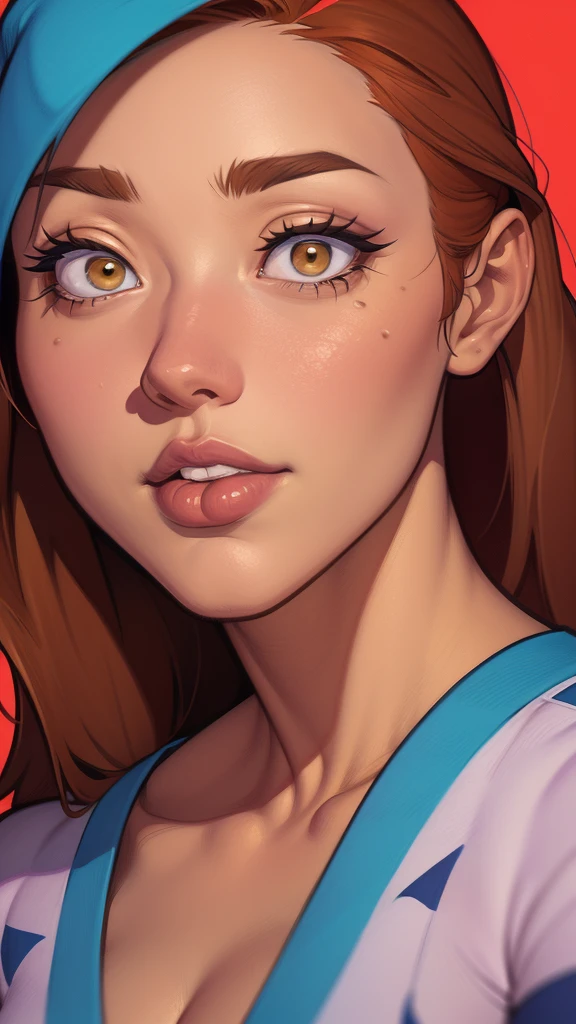 Fundo branco um close up de um desenho animado de um homem e uma mulher, arte de pintura digital dos desenhos animados, pintura digital de desenho animado, arte em quadrinhos ocidental, arte dos desenhos animados style, arte dos desenhos animadosstyle, por Jason Chan, por Ryan Yee, arte dos desenhos animados, western comic style, arte conceitual de desenho animado, cartoon style illustration, velho Oeste, fanart detalhada
