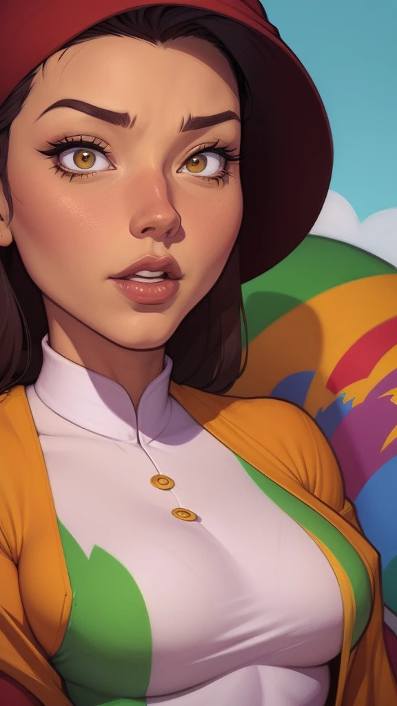 Fundo branco um close up de um desenho animado de um homem e uma mulher, arte de pintura digital dos desenhos animados, pintura digital de desenho animado, arte em quadrinhos ocidental, arte dos desenhos animados style, arte dos desenhos animadosstyle, por Jason Chan, por Ryan Yee, arte dos desenhos animados, western comic style, arte conceitual de desenho animado, cartoon style illustration, velho Oeste, fanart detalhada