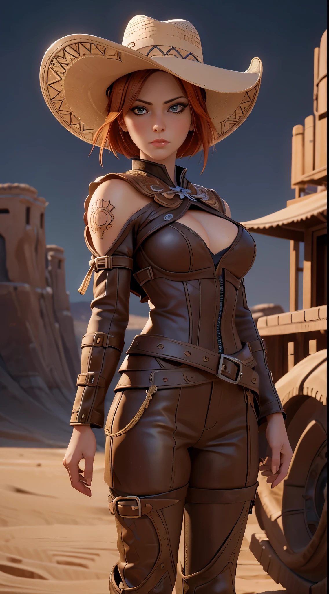 a raiden shogun ei, happy seductive girl, in a desert, cowgirl outfit, beautiful detailed eyes, beautiful detailed lips, extremely detailed eyes and face, long eyelashes, intricate detailed clothing, leather cowgirl outfit, cowboy hat, high heels, jewelry, sun-kissed skin, desert landscape, sand dunes, cliffs, blue sky, warm lighting, cinematic composition, photorealistic, 8k, hyper detailed, masterpiece
highest quality, RAW, analog style, a stunning photo of a (beautiful woman), (short red hair), (maroon tight spy costume), (in the dark room), (moon lighting), (highly detailed skin, skin details), (highly detailed face and eyes), sharp focus, 8k UHD, DSLR, high quality, film grain, Fujifilm XT3, frowning, intricately detailed, highly detailed, cluttered and detailed background