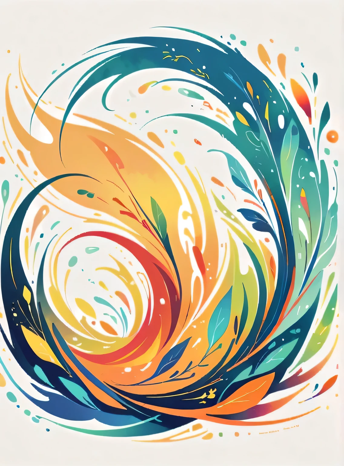 Simple lineinimalism,Abstract Art,Lots of white space