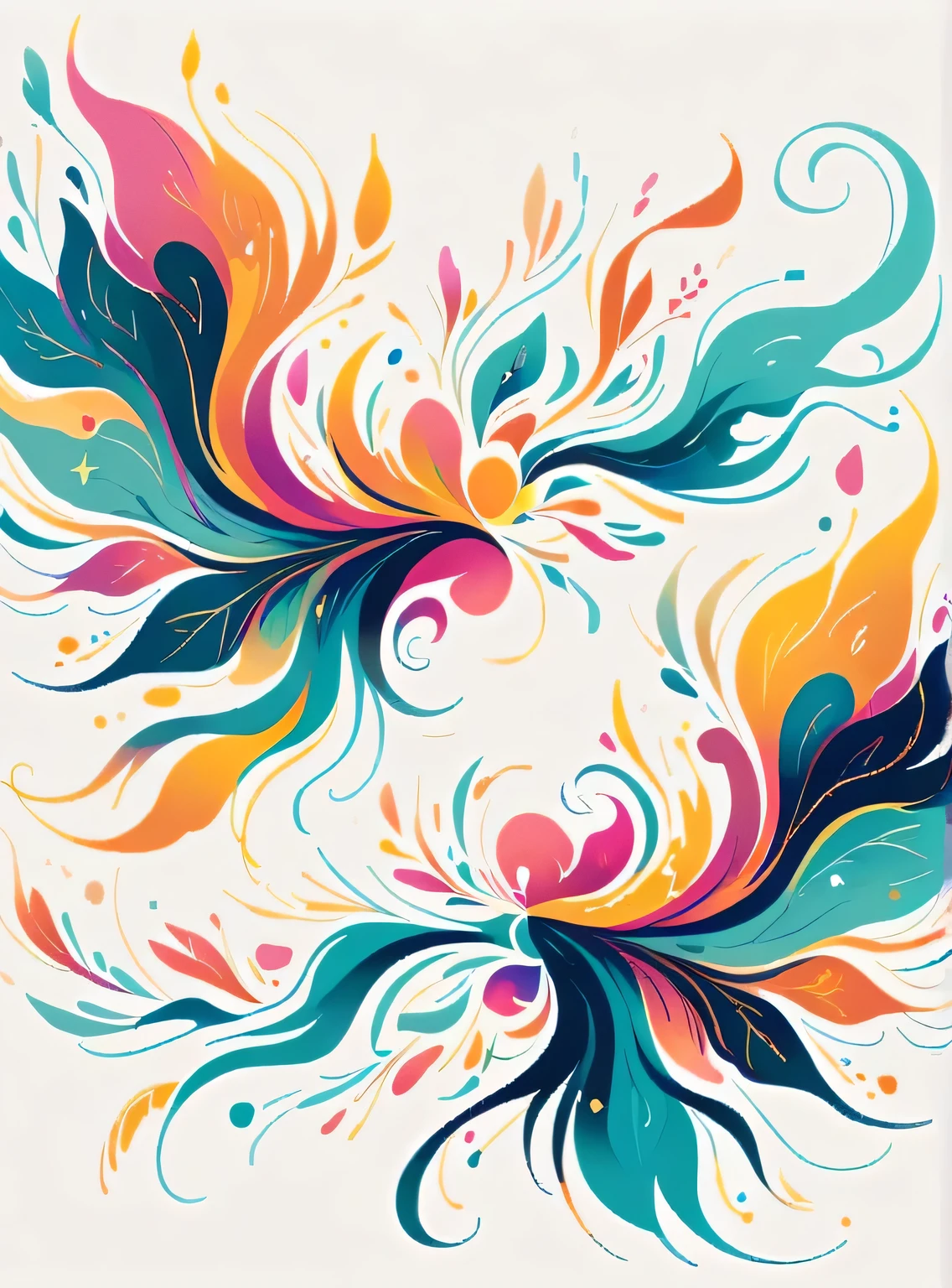 Simple lineinimalism,Abstract Art,Lots of white space