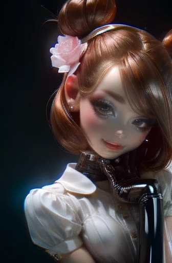 (8k, RAW Photos, highest quality, masterpiece:1.2), (Realistic, photo-Realistic:1.37), Super detailed, Ultra-high resolution,1 girl,View Viewer,Beautifully detailed face,smile,narrow,(Slim waist:1.3),shirt, Beautifully detailed skin, Skin Texture, Floating Hair,Professional Lighting,