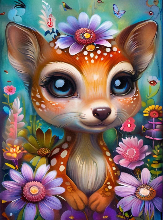 masterpiece,best quality,illustration,style of Jeremiah Ketner, animals