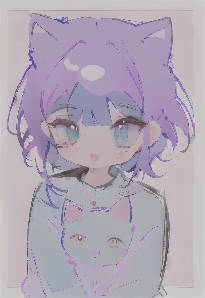 Kitty purple, girl.