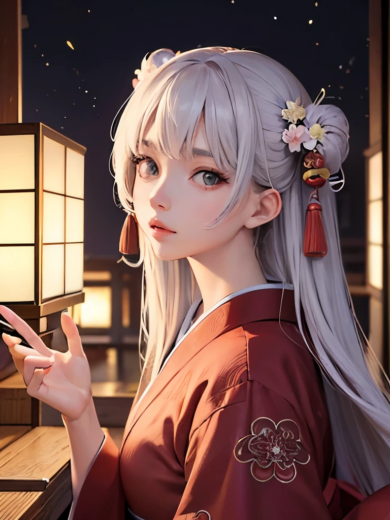 ((highest quality)),(超A high resolution),(Ultra-detailed),(Detailed depiction),((Best Anime)),(A masterpiece),(Ultra-detailed art),(The art of astonishing depiction,Overwhelming depiction:1.5),(Complex and intricate Japanese art:1.6), (1 female:1.5),(Very pretty and beautiful face:1.6),yukata:1.6, Summer night sky,wind chimes,morning glory,curtain,Old electric fan,Traditional Japanese room