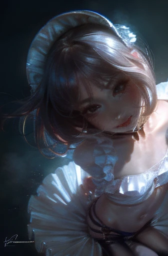 (8k, RAW Photos, highest quality, masterpiece:1.2), (Realistic, photo-Realistic:1.37), Very detailed, Ultra-high resolution,1 girl,Show Viewer,Beautifully detailed face,smile,narrow,(Slim waist:1.3),shirt, Beautiful and detailed skin, Skin Texture, Floating Hair,Professional Lighting,