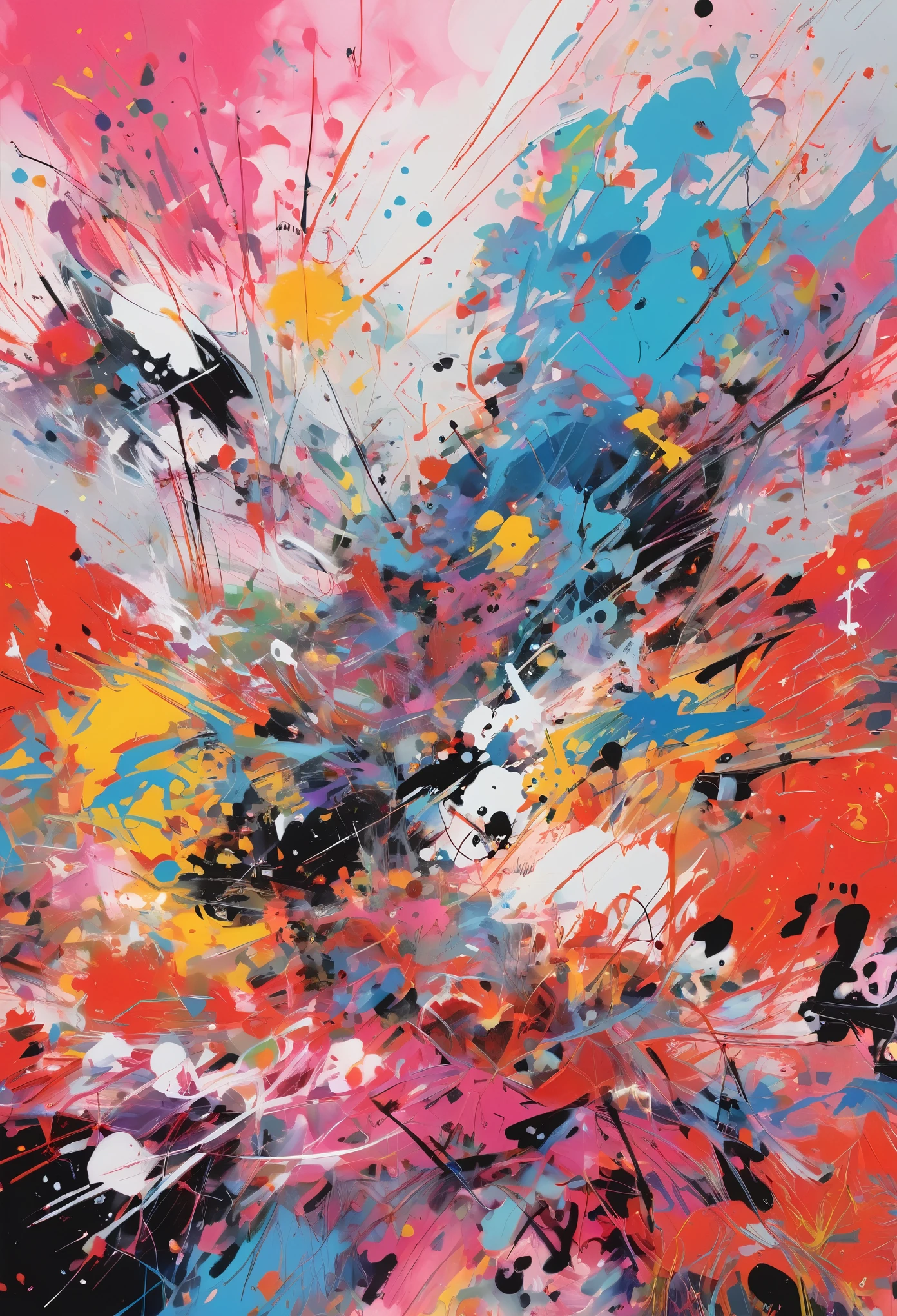 Graffiti, scribble, Comics by Petra Cortright, best quality, masterpiece, cosmic fog artwork, Representative work, official art, Professional, Ultra intricate detailed, 8k, cosmic fog art, colourful background 