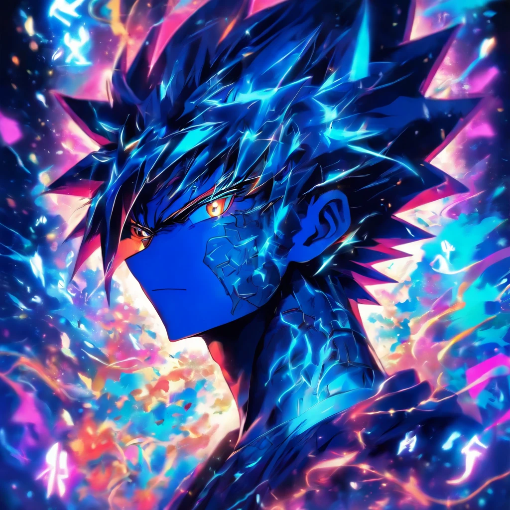 "A portrait of someone overcoming a personal challenge, with symbols of growth and transformation in the background."
