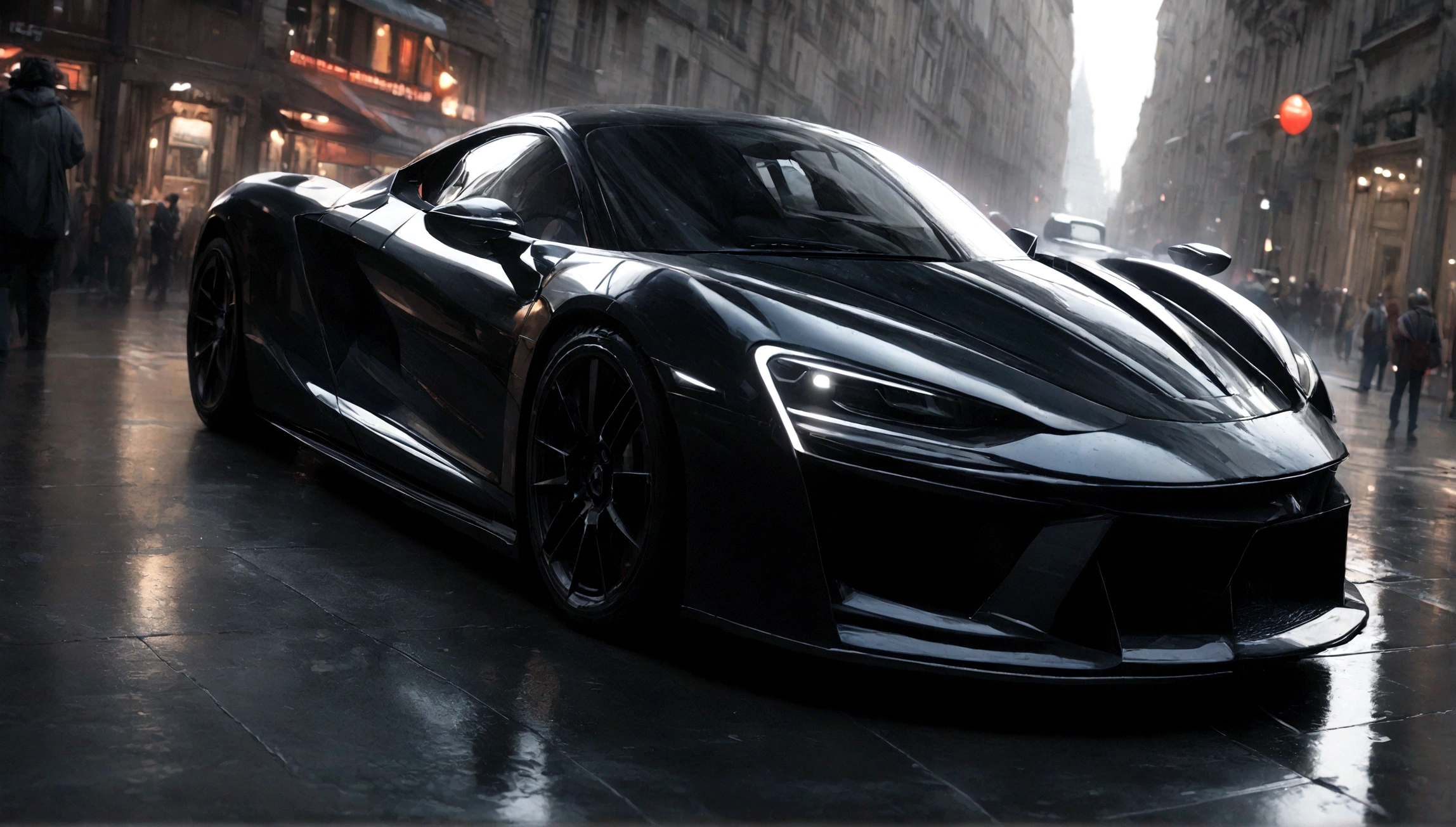 a red and black superdeportivo car, aggressive design, eiffel tower in the background, (best quality,4k,8k,highres,masterpiece:1.2),ultra-detailed,(realistic,photorealistic,photo-realistic:1.37),highly detailed car,extremely detailed red and black supercar,dramatic lighting,dramatic angle,dramatic composition,cinematic,epic,dramatic,moody,sharp focus,physically-based rendering,professional,vivid colors