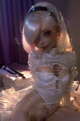 (8k, RAW Photos, highest quality, masterpiece:1.2), (Realistic, photo-Realistic:1.37), Very detailed, Ultra-high resolution,1 girl,Show Viewer,Beautifully detailed face,smile,narrow,(Slim waist:1.3),shirt, Beautiful and detailed skin, Skin Texture, Floating Hair,Professional Lighting,