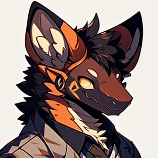 a close-up of a person in a suit and tie with a dragon head, young male den dragon, like an anthropomorphic dragon, anthropo dragon art, arte antropo, arte fursona, retrato de personagem peludo, from cryptid academia, retrato antropo, discord pfp