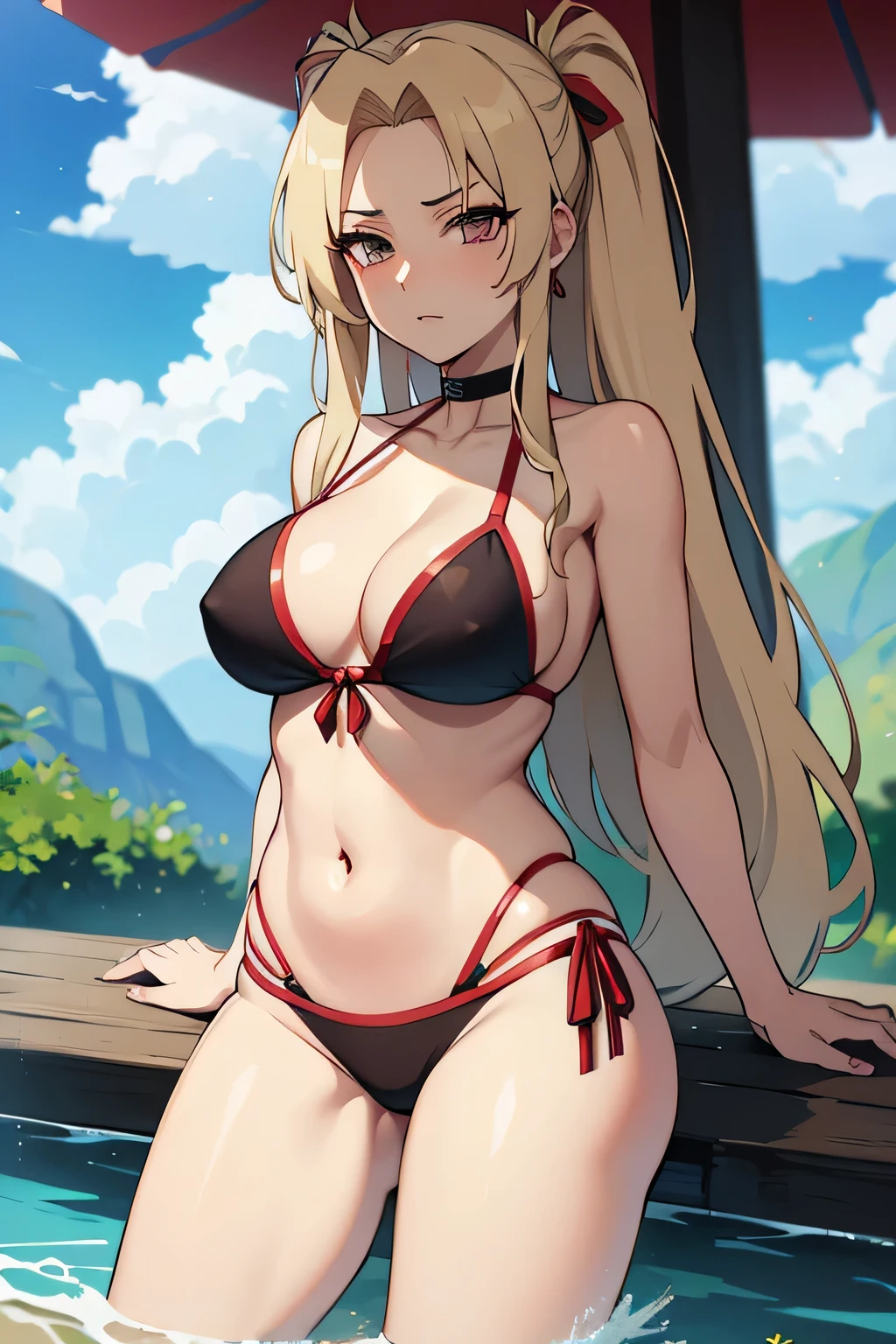 Tsunade in bikini. Anime