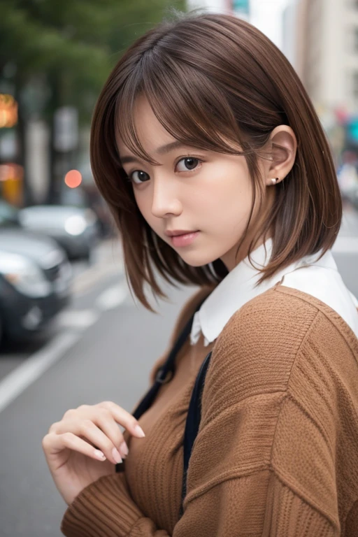 Morning sickness、Caucasian、Brown Hair