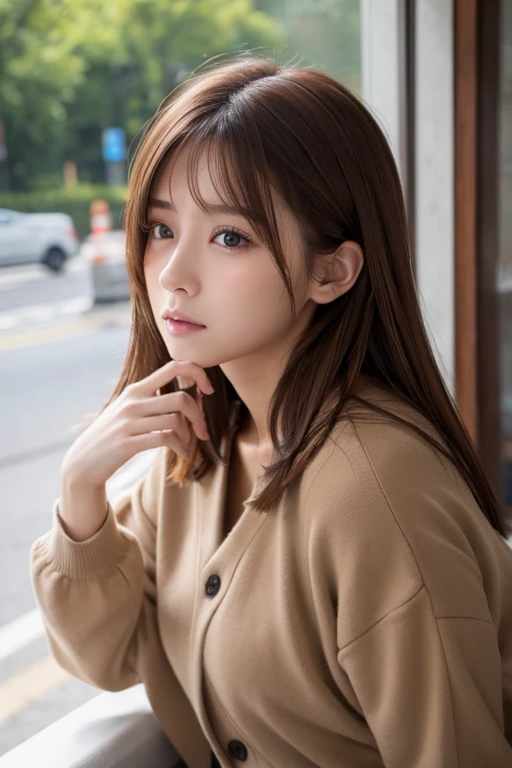 Morning sickness、Caucasian、Brown Hair