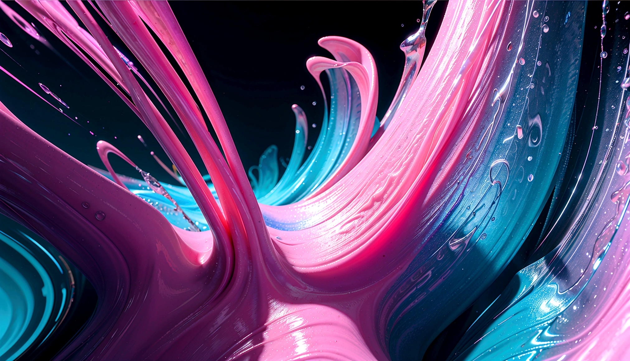 a 3d poster, liquid colors, fluid background, pink design, abstract flow, vibrant colors, pink poster, colorful gradient, ink liquid, 3d wave, fluid colors, vibrant design, flow wave, (best quality,4k,8k,highres,masterpiece:1.2),ultra-detailed,(realistic,photorealistic,photo-realistic:1.37),studio lighting,extreme detail description,professional,vivid colors,bokeh