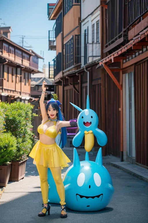 Many dancers，Custom woman，
Anime characters posing in front of buildings，seven deadly sins anime，konosuba，konosuba anime style，Popular isekai anime，Reincarnation Shitara Slime Dattaken，Today’s featured anime stills，cartoon&quot;，Anime Visual，Reincarnated as a Slime，animation main visual”，8k!，animation main visual