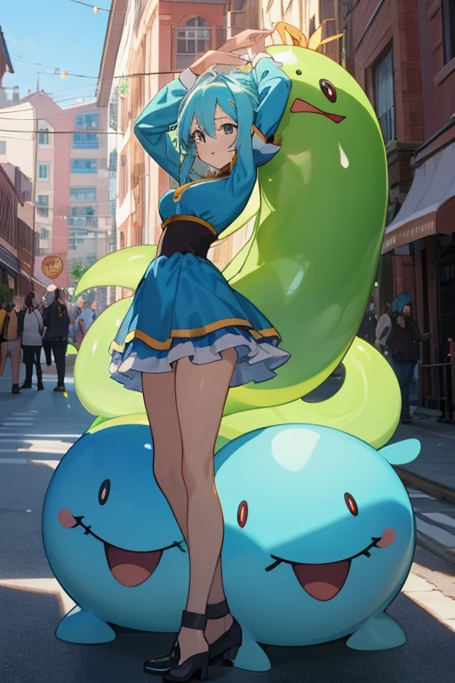 Many dancers,Custom woman,Surrounded by a man anime characters pose for a photo in front of a building,seven deadly sins anime,konosuba,konosuba anime style,Popular isekai anime,Reincarnation Shitara Slime Dattaken,Today’s featured anime stills,cartoon",Anime Visual,Reincarnated as a Slime,animation main visual”,8k!,animation main visual