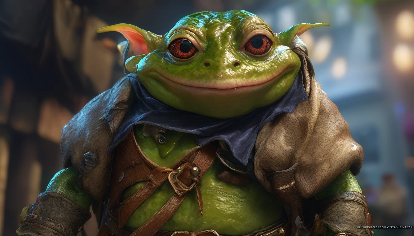 (multiple subjects)a (subject 1:goblin sized toad), (Subject 2: several goblin women, hot ugly, mismatched eyes, mismatched breasts, crazy hairstyles, big butts, ragged cloth tops, short skirts, safe for work), slimy cavern, best quality, 8k, highres, masterpiece, ultra-detailed, realistic, photorealistic, photo-realistic, HDR, UHD, studio lighting, ultra-fine painting, sharp focus, physically-based rendering, extreme detail description, professional, vivid colors, bokeh, horror

