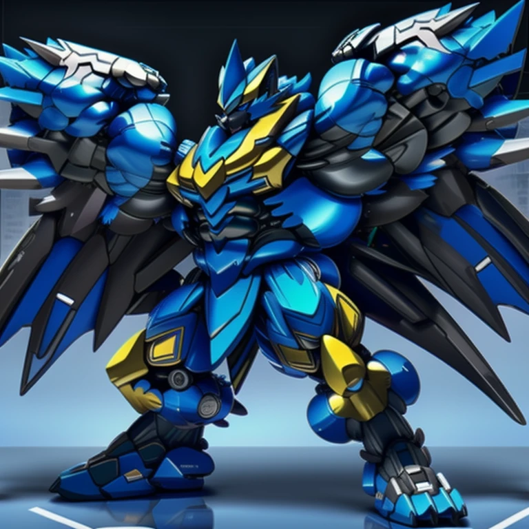 (masterpiece. official art. 8k. best quality. detailed full body. full body.)
(situation 1 : dominating zeraora. Zeraora is over 1000 meters long. focus GIANT mechanical Muscular Zeraora is trampling the city. Looking down. macro. stomp. Low-angle perspective. emphasizing the immense size.)
(situation 2 :smoke and flames rising from the destruction in the city)
(Additional details 1: wearing a full-face helmet. high-tech bio-mecha armor. real texture material. whole body shines like metal. Wearing cyberpunk mecha. emphasizes the muscles. suit fully made of metal. intricate armor. Robotic suit. suit fully made of metal. cyborg. Powered exoskeleton with the same design as Zeraora).
(Additional details 2: (Detailed head. Detailed Body. Detailed abs. gigantic muscles. HYPER MUSCLES. Gigachad Muscular. big muscle. pecs. triceps. traps. unusually developed muscular body. body full of huge muscles. showing off muscles. pectorales enormes. Exaggeratedly huge muscles. huge muscles. long legs.).
(Additional details 3: Spread wings. It has wings. have big wings. The claws are sharp. Sharp teeth.5 toes.).
(Additional details 4: black color hyper penis. hyper black penis. big penis)
