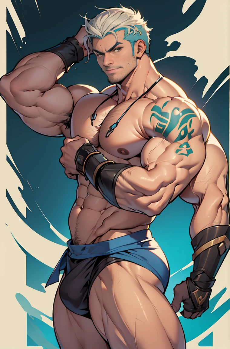 show off thick arms to the audience,closeup of arms,Shoulders exposed,Stout arms,A mais alta qualidade de imagem,Pessoas do sexo masculino,Child,1 ,jovem e bonito,Shoun,cabelos brancos,Cabelo liso curto,Pele escura,Anime peito grande,anime wallpaper,sozinho,Foco Masculino,cuecas,Dilation of the pectoral muscles,capa vermelhirilha saliente,Fundo Urbano,Espalhe as pernas,sexy,(master part, best quality),meias brancas longaotas Red Martin,