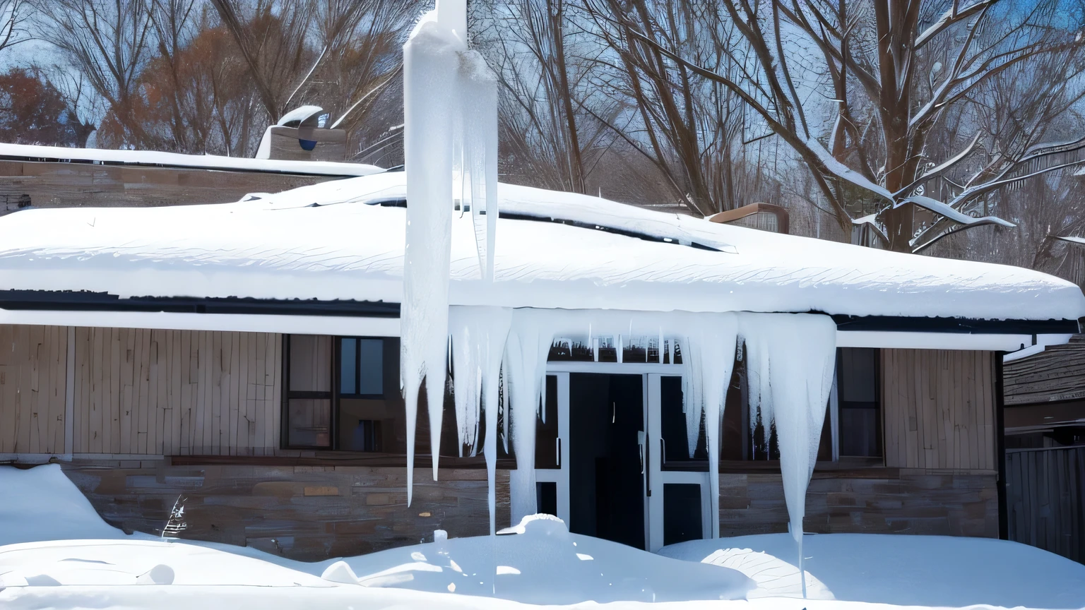 cleaning icicles