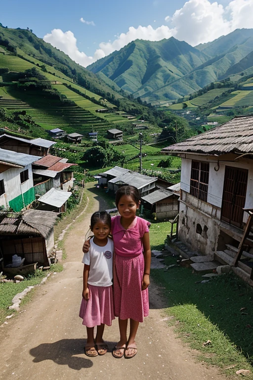 When (name Lola) was 8 years old, she lived in a small village atop of the mountain in Cotabato. There, she lived happily with her neighbor, siblings and friends.
