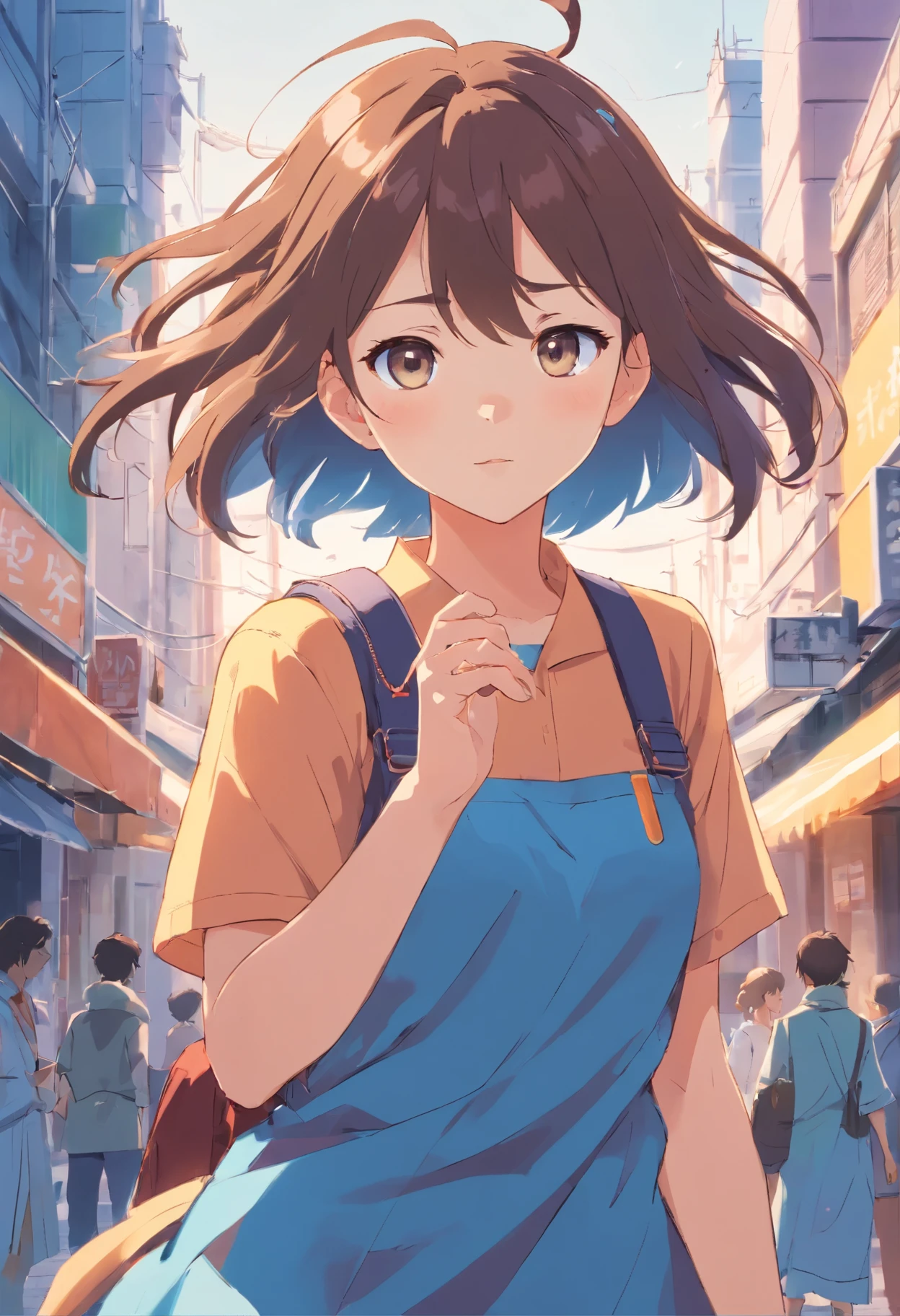 anime - style image of a character with a variety of hair and accessories, anime set style, anime character reference sheet, fantasy uniform, flat anime style, anime full body illustration, full_body!!, complete detailed body, extra detailed body, anime vtuber full body model, soft anime illustration, anime style character, clean detailed anime style,