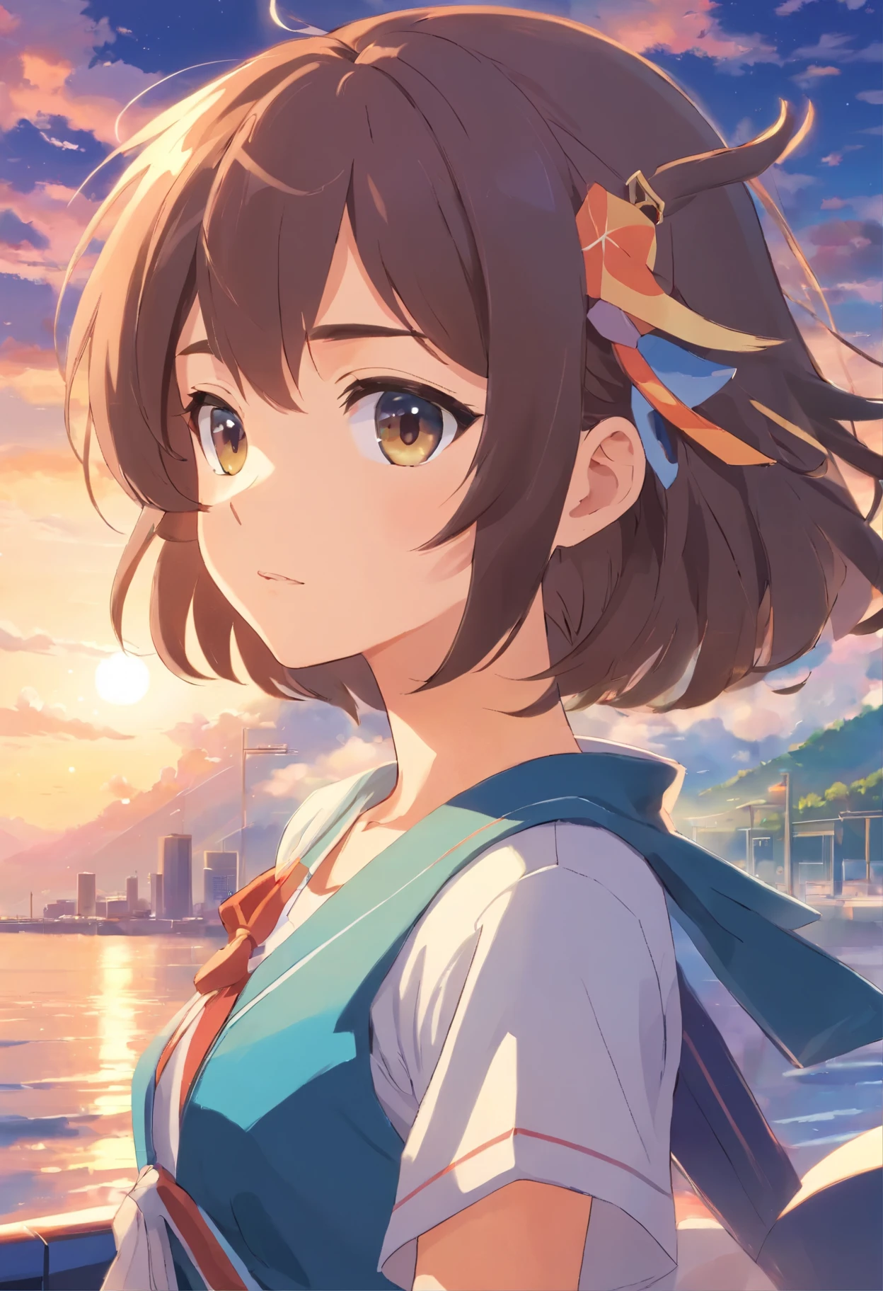 anime - style image of a character with a variety of hair and accessories, anime set style, anime character reference sheet, fantasy uniform, flat anime style, anime full body illustration, full_body!!, complete detailed body, extra detailed body, anime vtuber full body model, soft anime illustration, anime style character, clean detailed anime style,