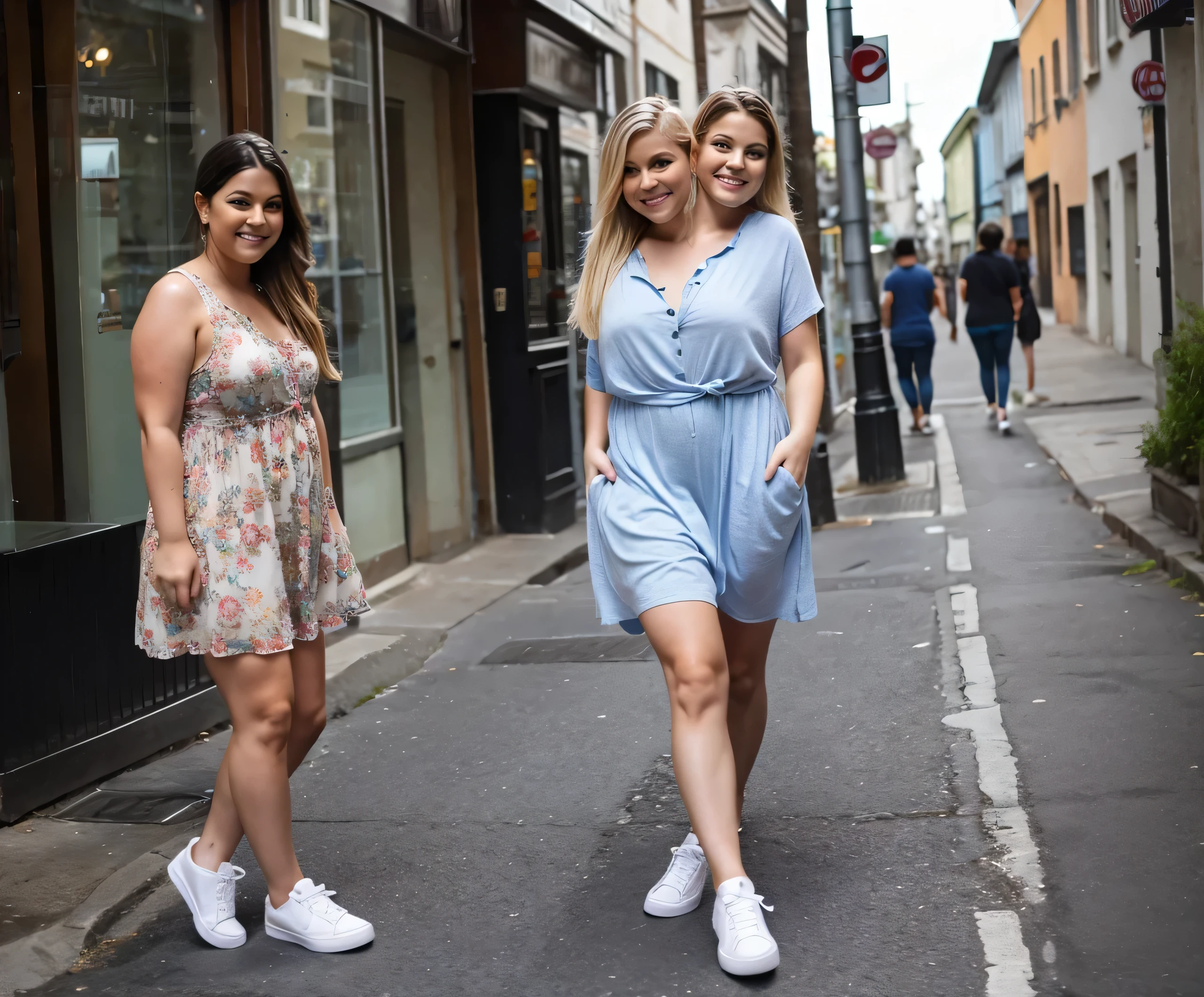 2heads, two headed woman, age 24, blonde, beautiful,