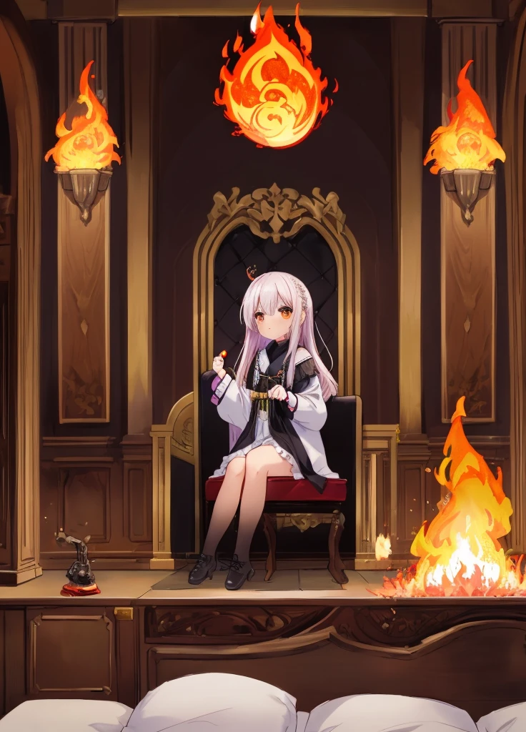 (thisisfine:1.3), (fire eveywhere:1.1), (smoke:1.0), (room full of fire:1.3), sitting on chair, (1girl:1.3)
