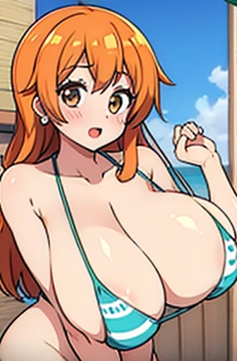 Super huge breasts、Titty fuck、Swimwear