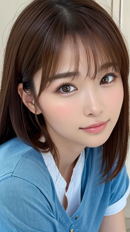 (Representative works:1.3)、(8k、Realistic、RAW Photos、Best image quality:1.4)、(30 year old mature woman)、Small face、Beautiful Face、(Realistic Face)、No makeup、Natural Makeup、light makeup、 (Dark brown hair)、Beautiful Hairstyles、Realistic eyes、Beautiful details、 (Realisticな肌)、Beautiful Skin、 (Casual Fashion)、 Confused、 charm、超High resolution、Ultra-realistic、 High resolution、Golden Ratio