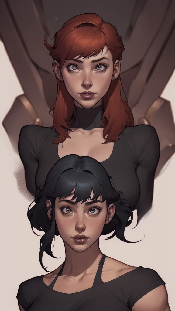 A closeup of a woman in a black top and a black bra, estilo de arte de charlie bowater, Estilo Charlie Bowater, retrato de vampiro, arte do personagem charlie bowater, Alena Aenami e Artgerm, Neoartcore e Charlie Bowater, Charlie Bowater cores ricas e profundas, lazy art style, Artgerm e Tom Bagshaw