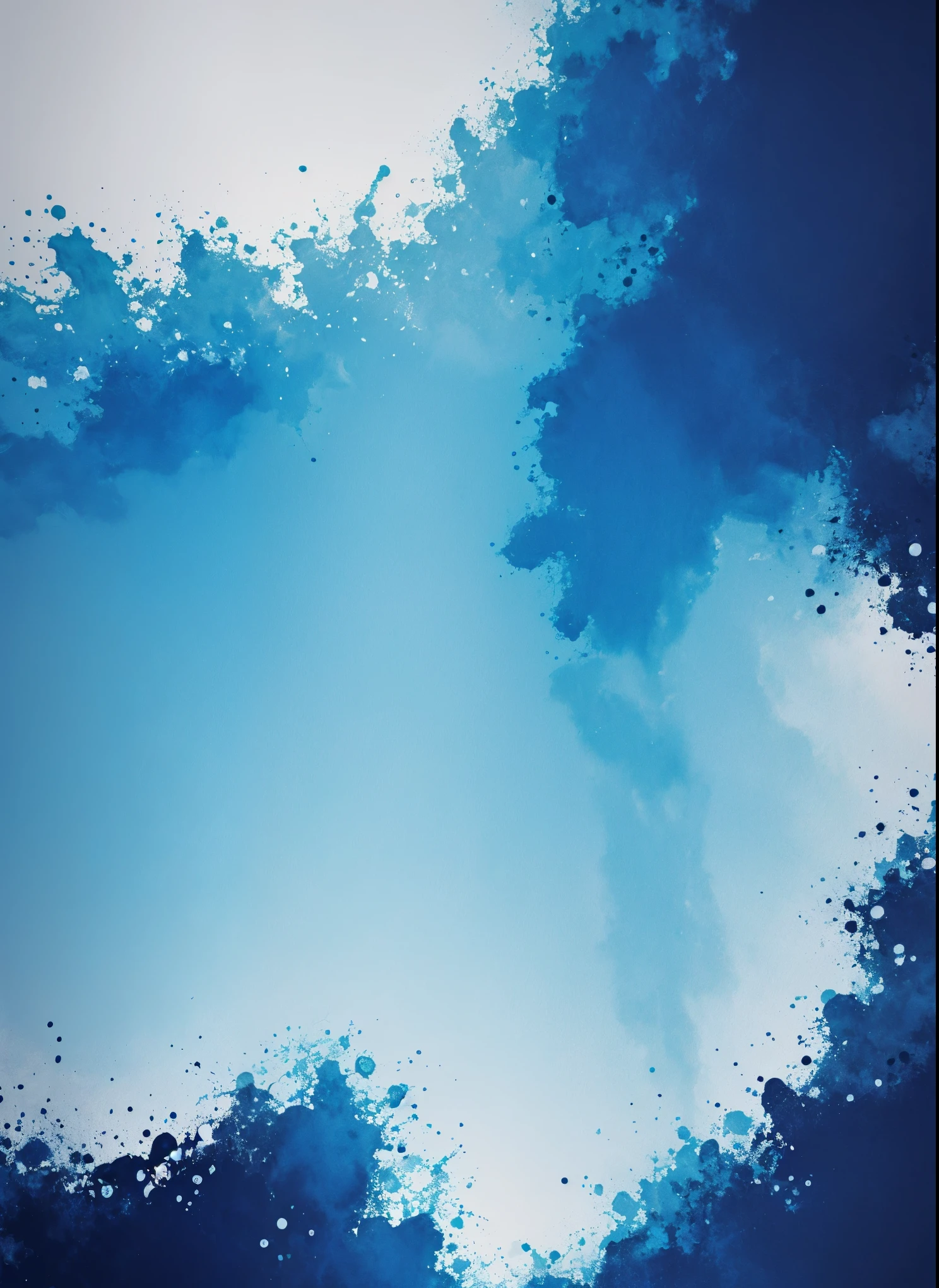 Watercolor splash ink blue background image beautiful color paint smudge effect simple background, wallpaper for iphone 11 pro