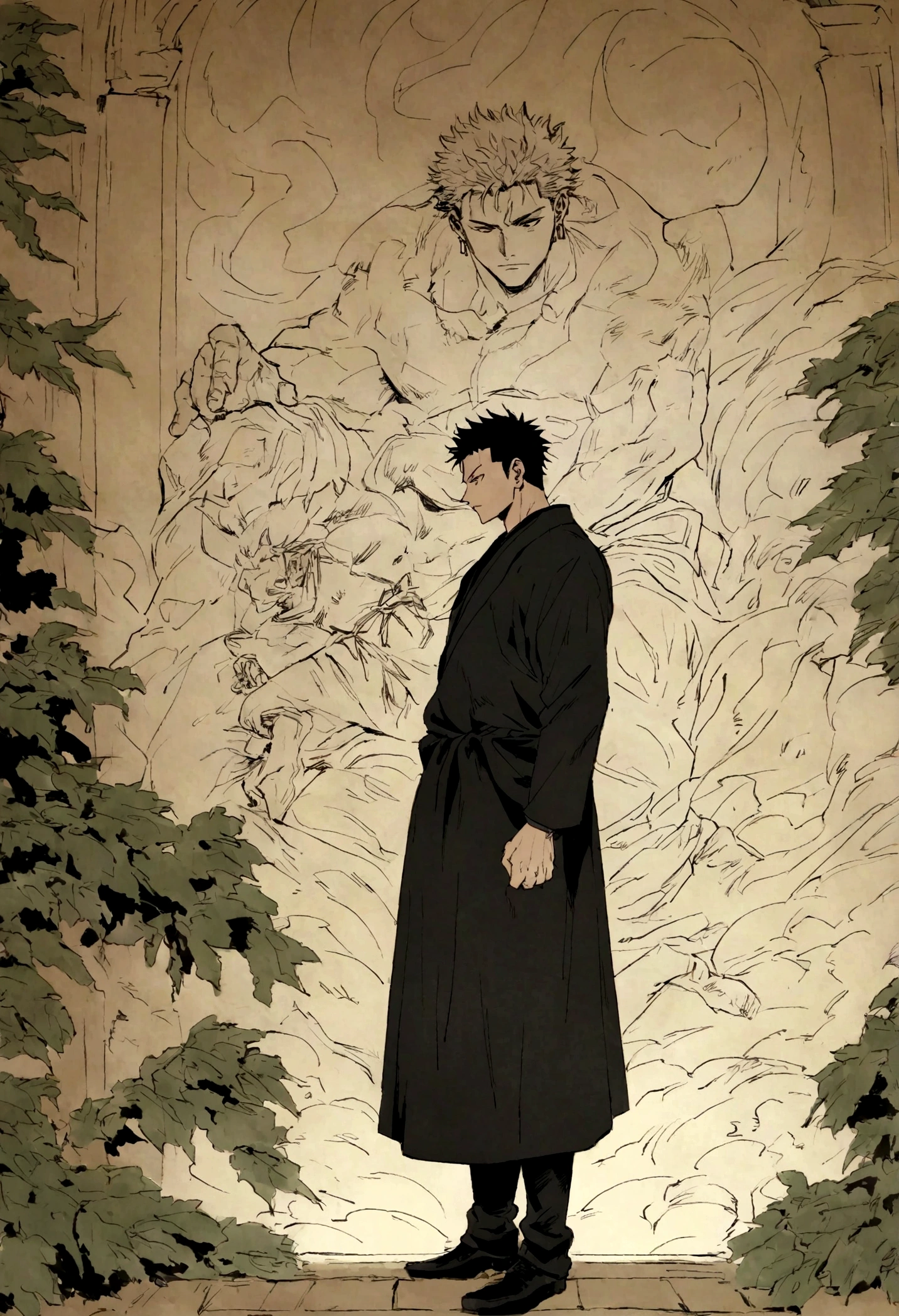 roronoa zoro in jujutsu kaisen anime studio mappa