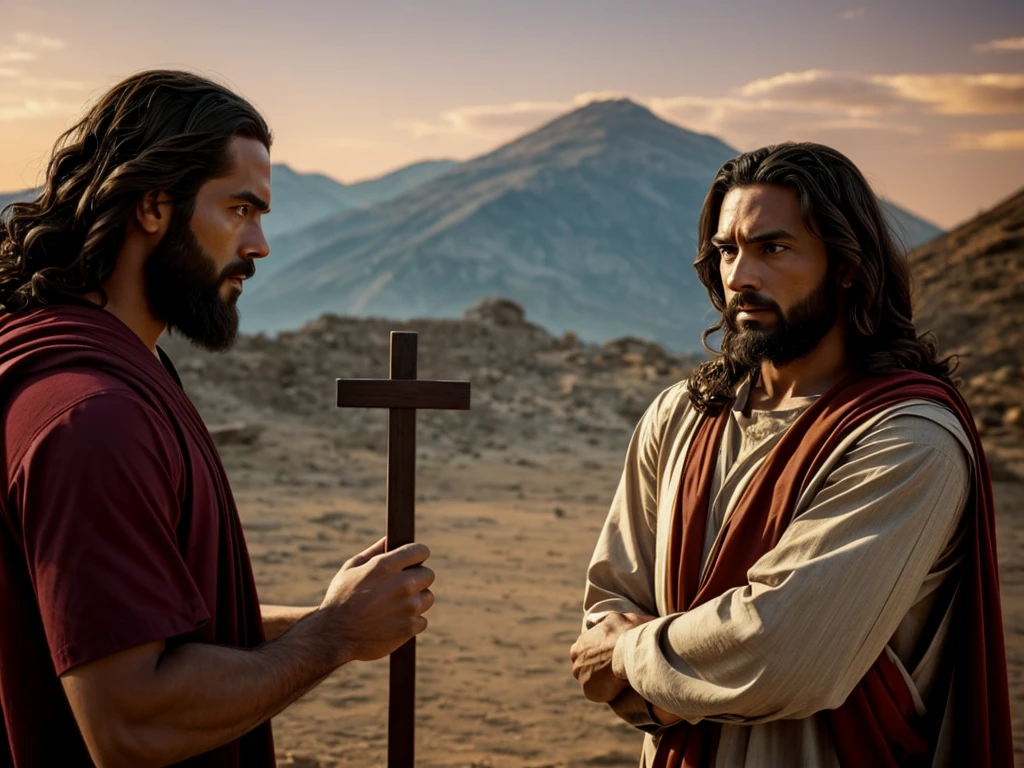 Create image of jesus vs Skipe