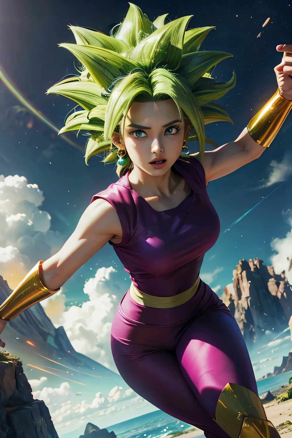 
kefla personagen de dragon ball super,realita