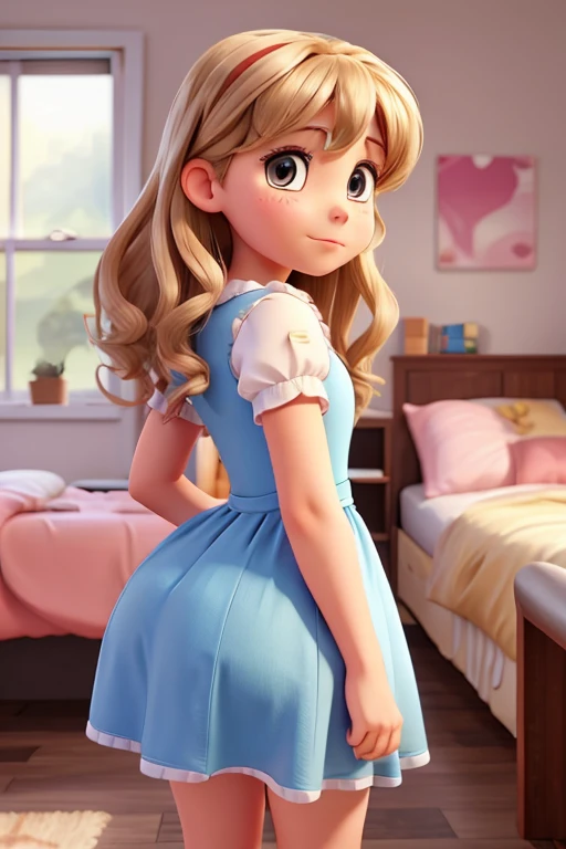 Young teen girl big ass in dress