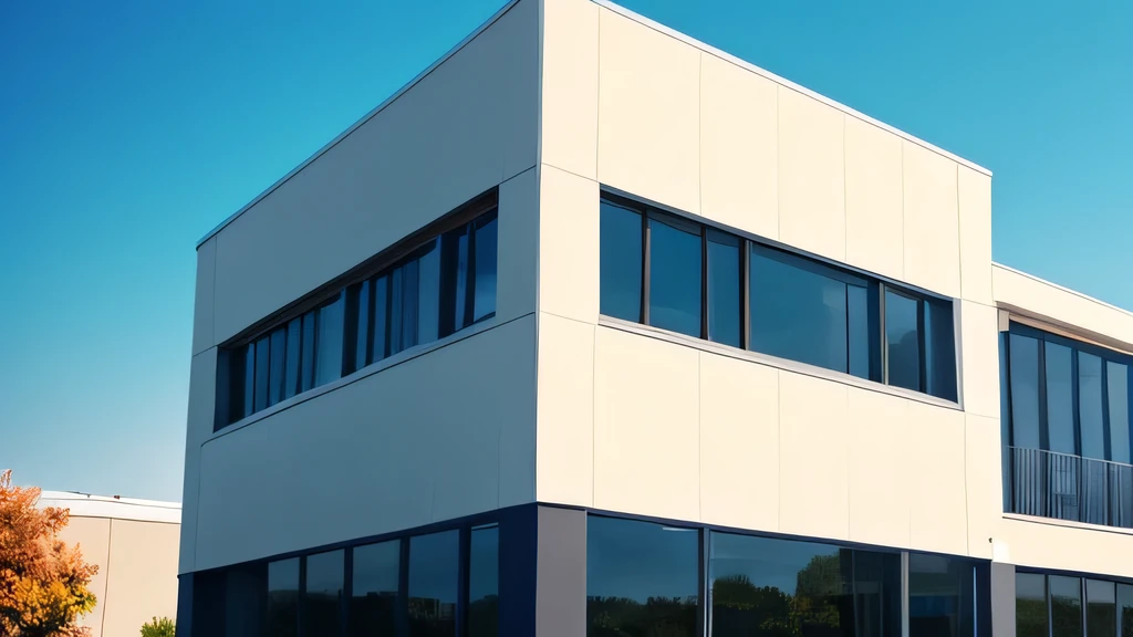 Coaching centre written on building background, 4k