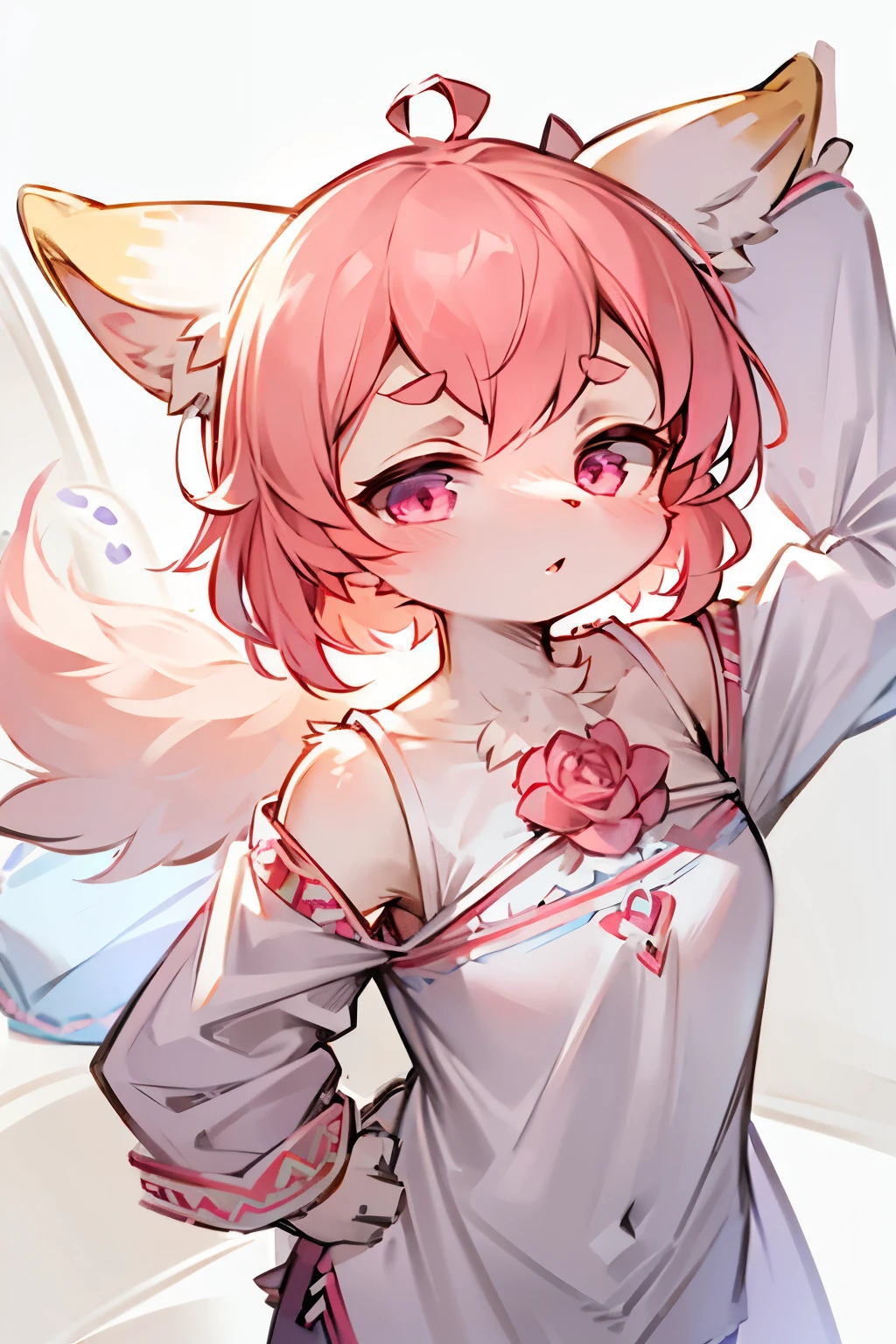 Peony Girl，Furry women，Short stature，Characteristics of three-year-old girls，