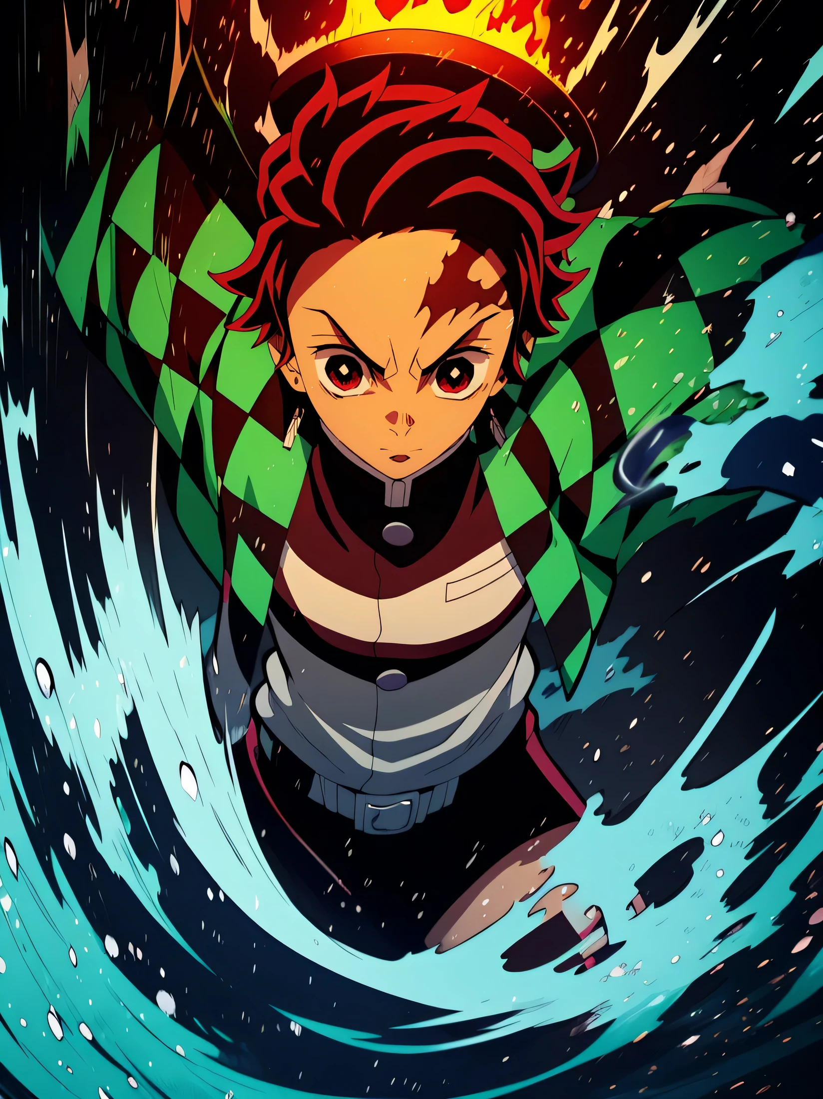 hight resolution, Anime Art Wallpapers 8K, epic composition, Battle, Anime character with a sword on the background of fire and water, mist, Cute guy in Demon Slayer art, Demon Slayer Art Style, demon slayer rui fanart, badass anime 8 k, Demon Slayer, Anime Key Art, 4 k manga wallpapers, kimetsu no yaiba, anime wallaper, Ultra Transparent, Ultra Detailed, very extremely beautiful, anime epic artwork, Anime Art Wallpapers 8K, Local Art