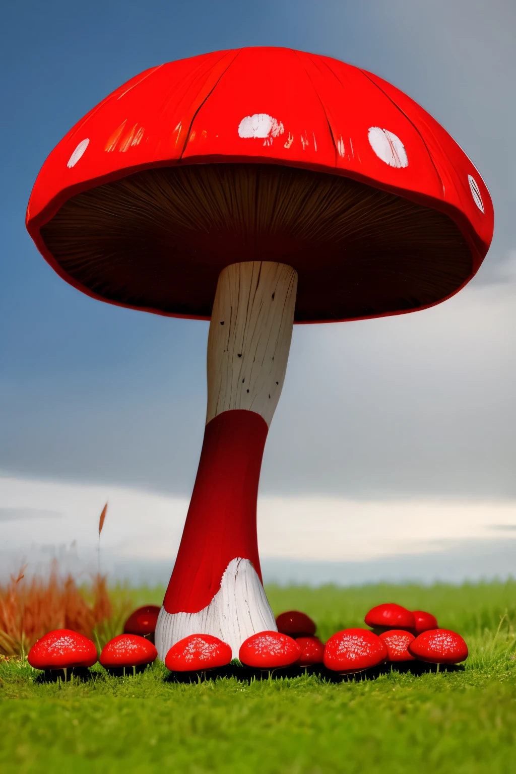 red mushroom Monster
