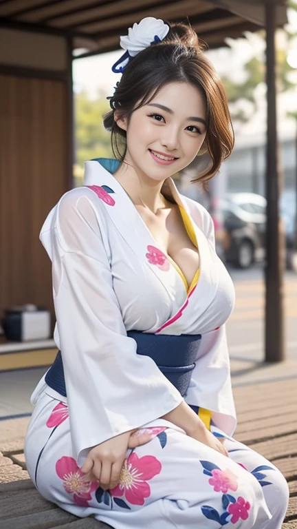 8k、Raw photography、highest quality、masterpiece：1.2),(Black-haired),((From the knee up:1.35))View Audience,Viewed from the front,erotic,White skin,(Loli and Chibi GirlがNaked and wearing a karate kimono:1.7)、(Clothing that emphasizes the shape of your chest、Cleavage fully exposed:1.5)、Karate Dojo、((とても巨乳が完全に露出した and Chibi Girl:1.5))、(Slim waist:1.0)、Ultra-high resolution,beautiful,beautiful fece,(alone, alone、No background:1.9),((立ち姿のwhole bodyボディー)),Japanese women,（Photorealistic：1.37）、Photon Mapping,reality、((Very young and cute: 1.5))、(Cute Smile: 1.7)、((Ponytail with ribbon with bangs)、Physically Based Rendering、Depth of field rally background、photograph, (I can see your knees,Thigh close-up:1.4),whole body、((((Karate Dojoで直立でガッツポーズ))))、((((Loli and Chibi Girl))),((((Naked and wearing a karate kimono))),Super quality、nsfw:0.99