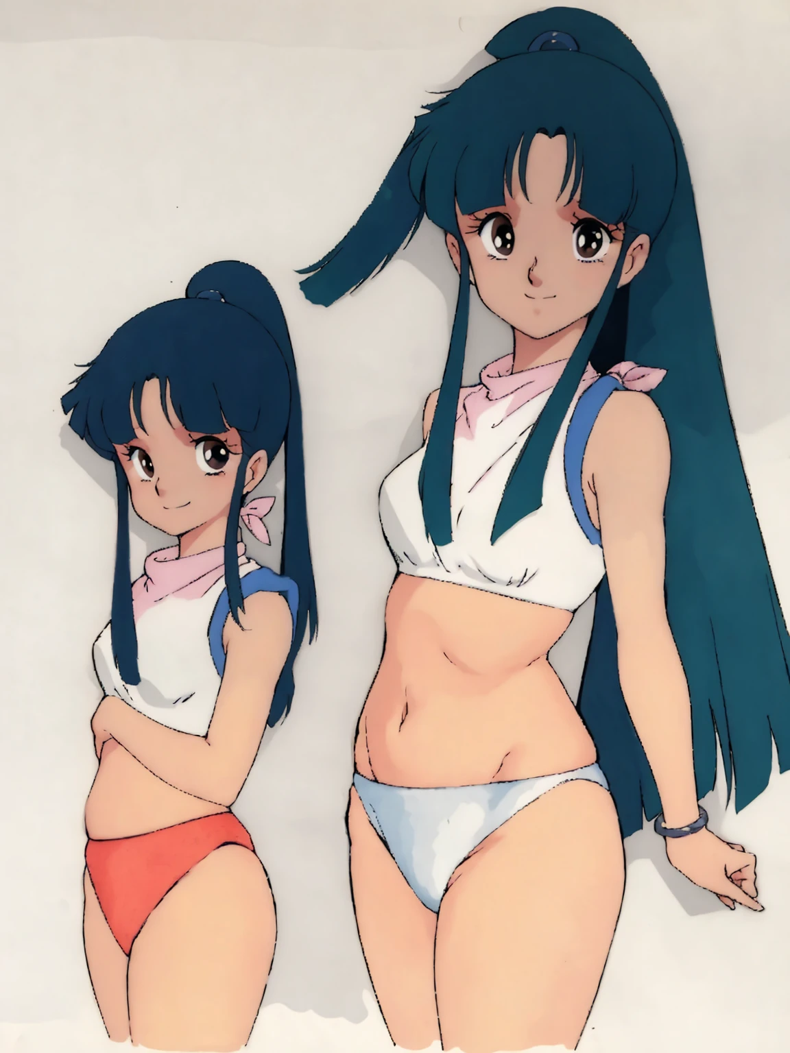 masterpiece, highest quality, alone, One girl, Kyoko, White underwear, Panty shot