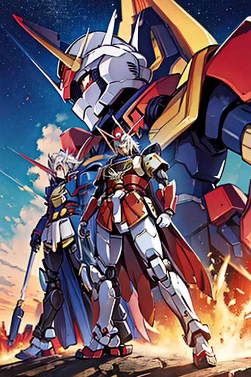 Musha Gundam、Deformation、robot、Granzort、Machine Hero Wataru