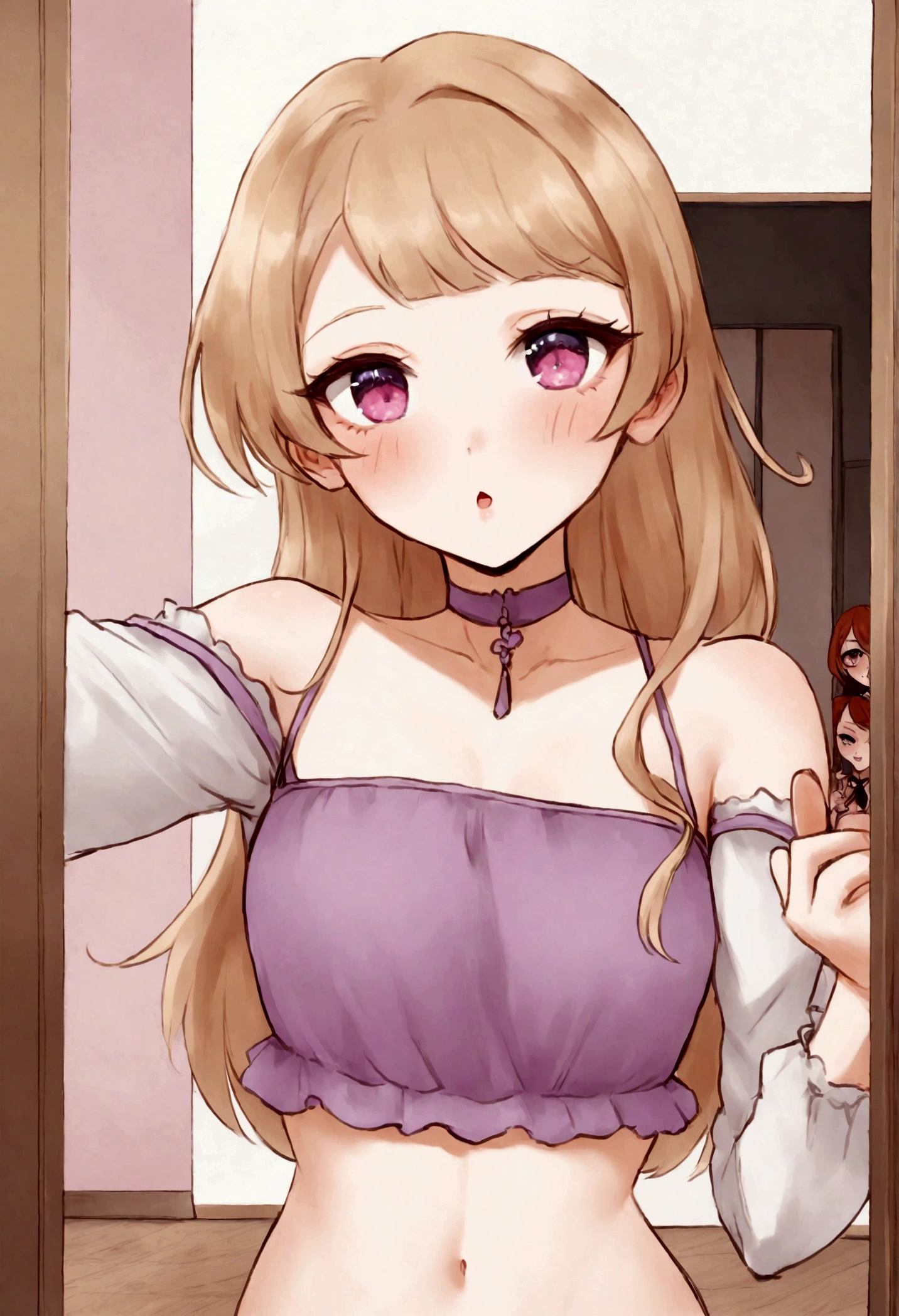 Arafed femme nue nue, pas de vêtements, fille sexy aux yeux marrons, Portrait de Sophie Mudd, cheveux blonds et grands yeux, au club, Selfie d&#39;une jeune femme, Augen dans la chambre, violette myers, sans maquillage, maquillage naturel, Regarder directement dans la caméra, Visage avec Artgram, maquillage subtil, superbe photo de tout le corps, dans la chambre, clivage, selfie