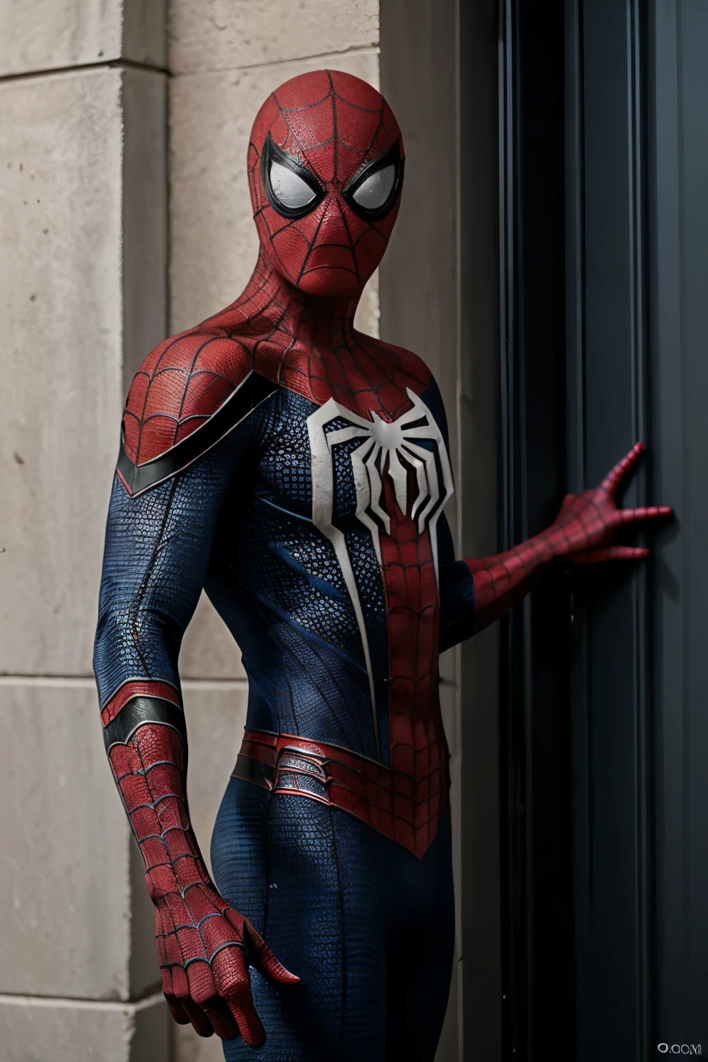spiderman en pose aracnida