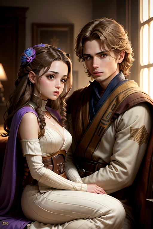 Padme amidala con anakin anakin skywalker viendose a escondidas  