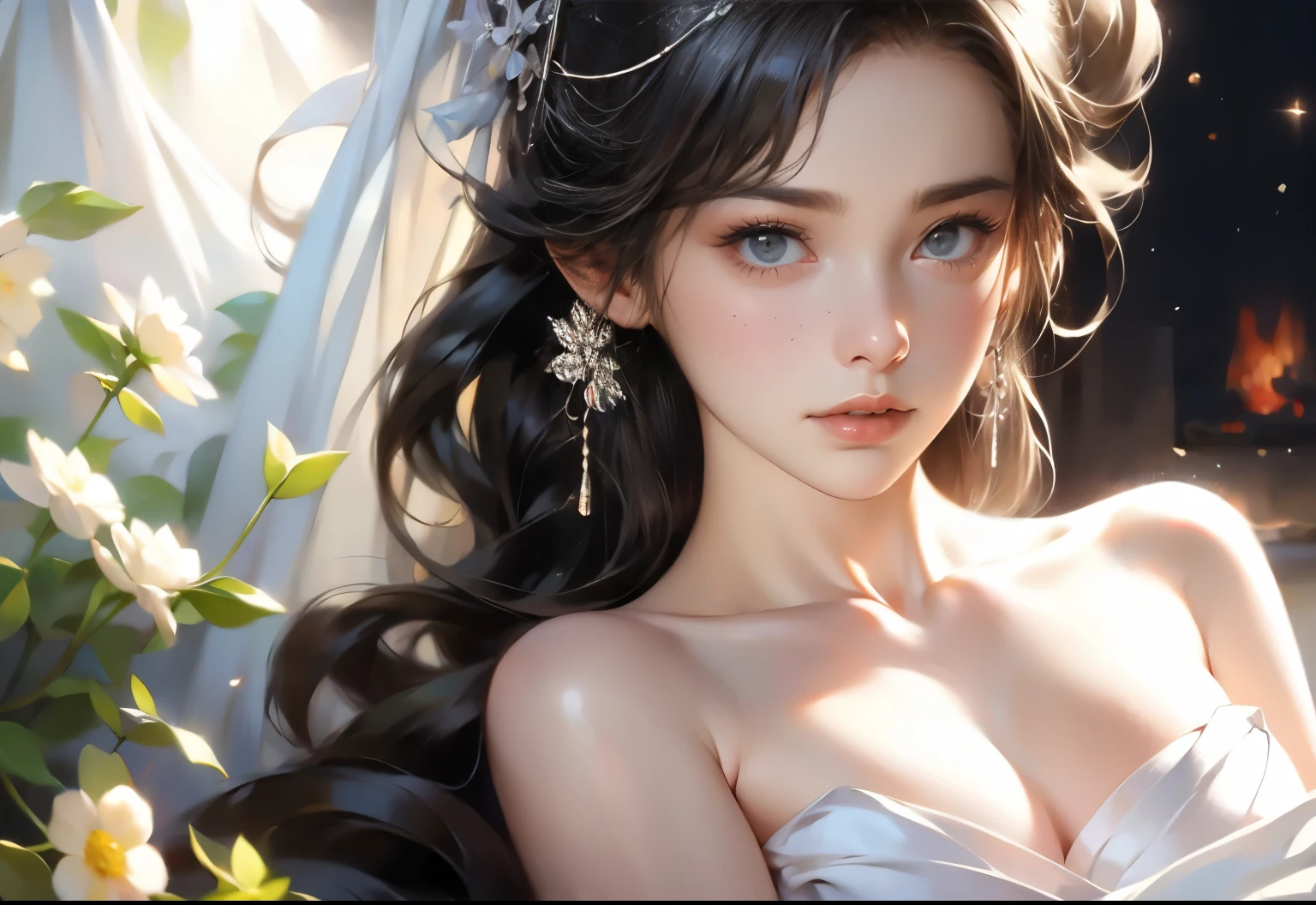 Full nudity,beautiful woman
