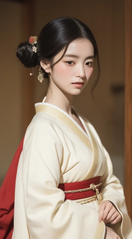 A peerless beauty from the Heian period in Japan,Noble princess,high resolution,Delicate depiction,